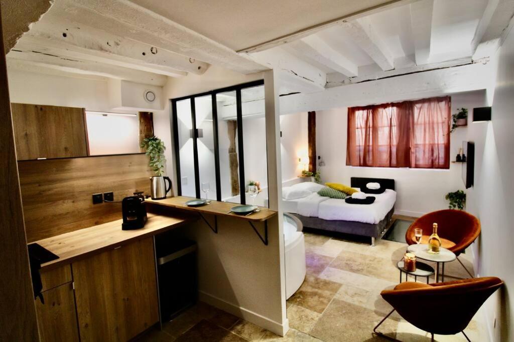 Le Spa Beauvoisine - Jacuzzi Sauna Rouen Centre Free Parking Exteriör bild